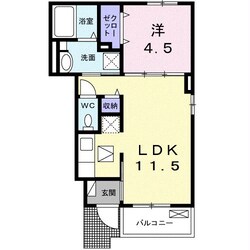 プロムナード箕形の物件間取画像